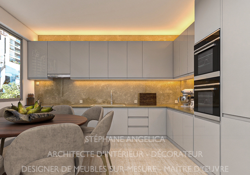 Rénovation cuisine architecte d'intérieur 