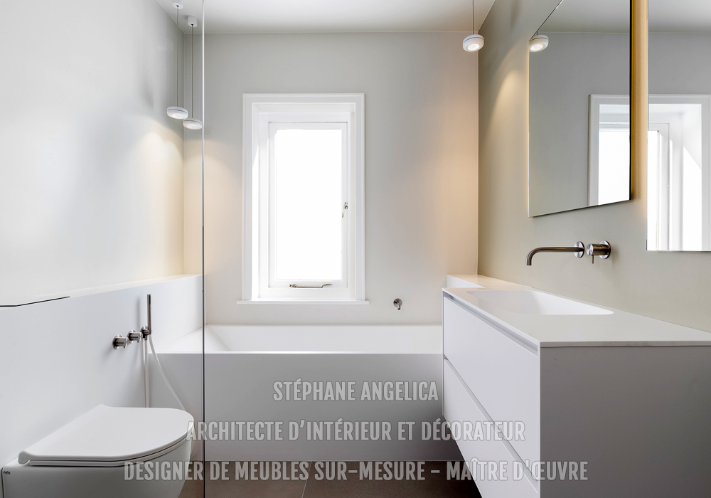 Rénovation salle de bain moderne