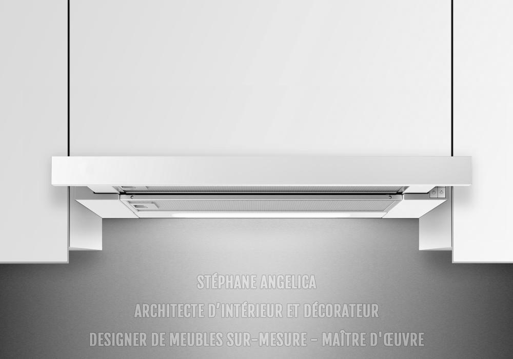 Meuble hotte de cuisine sur-mesure VEFA