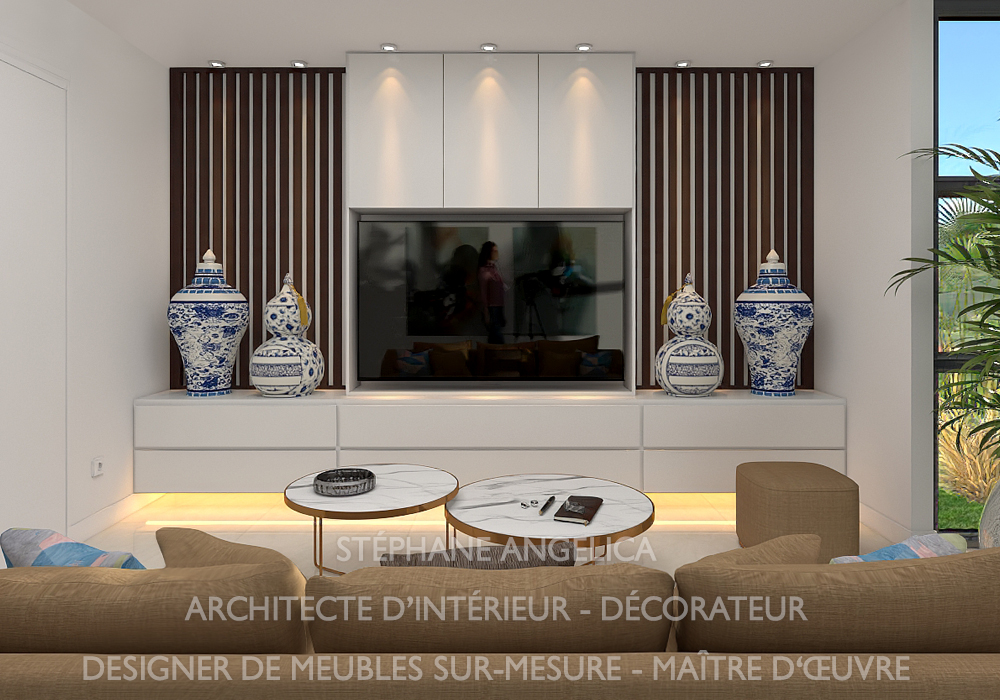Meuble tv hifi sur mesure