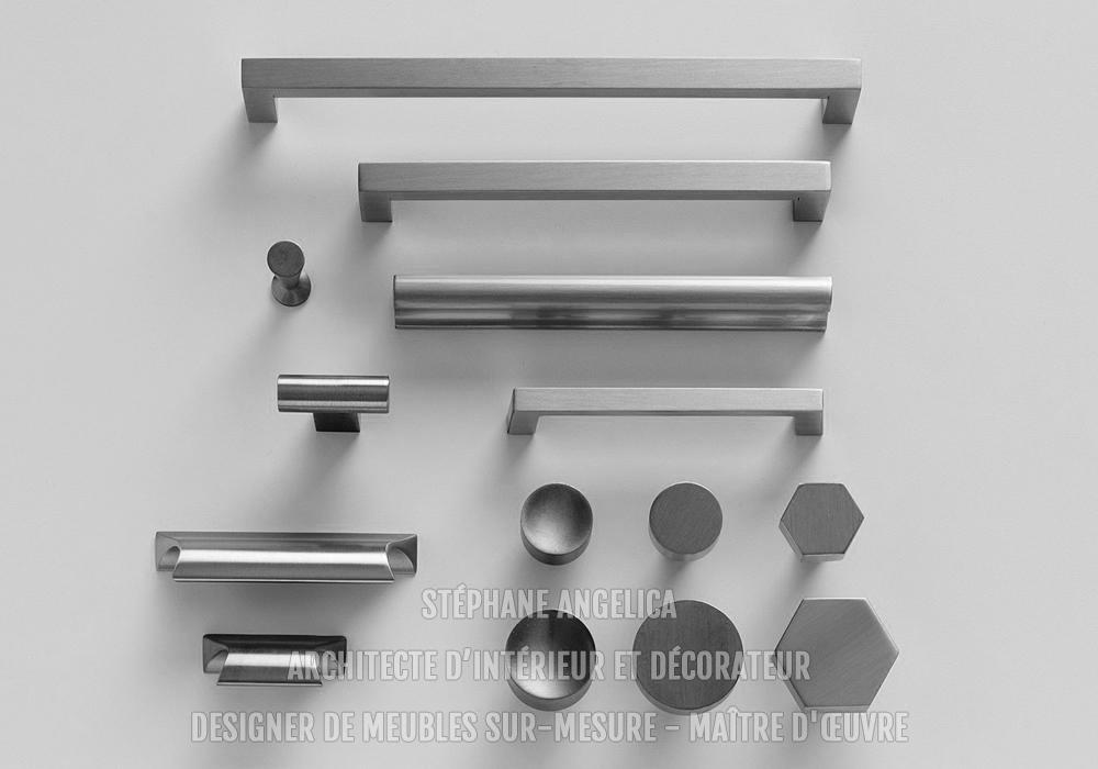 Poignées et boutons meuble de cuisine sur-mesure Poignées et boutons meuble de cuisine sur-mesure