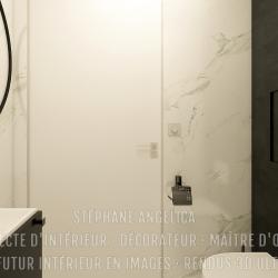 PIÈCE WC : APPARTEMENT VEFA EN RENDUS 3D ULTRA HD