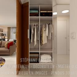 PLACARDS D'ENTRÉE SUR-MESURE : APPARTEMENT VEFA EN RENDUS 3D ULTRA HD