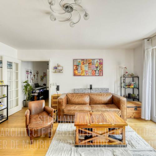 PIÈCE SALON · SALLE À MANGER : AVANT