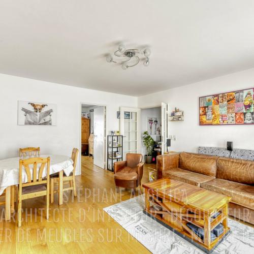 PIÈCE SALON · SALLE À MANGER : AVANT