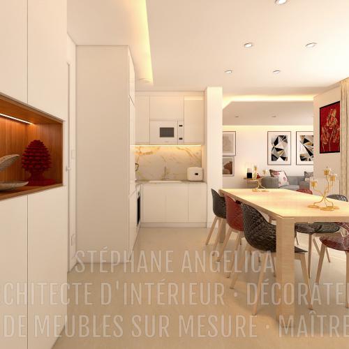 PROJET APPARTEMENT DE 77,52 M² - AGENCEMENT SUR MESURE ET DÉCORATION : APRÈS