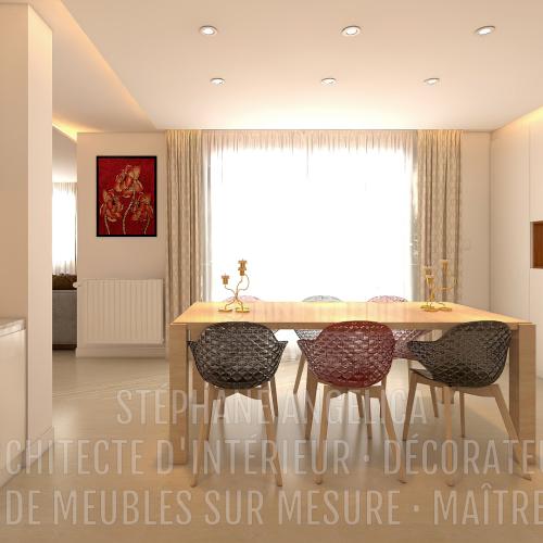 PROJET APPARTEMENT DE 77,52 M² - AGENCEMENT SUR MESURE ET DÉCORATION : APRÈS