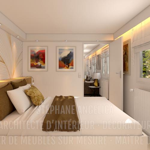 PROJET APPARTEMENT DE 65,70 M² · APRÈS : RÉNOVATION ET AGENCEMENT DE MEUBLES SUR MESURE