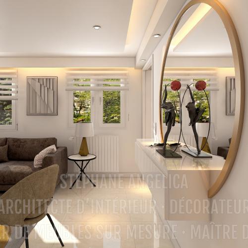 PROJET APPARTEMENT DE 65,70 M² · APRÈS : RÉNOVATION ET AGENCEMENT DE MEUBLES SUR MESURE