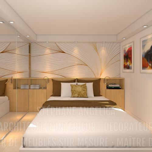 PROJET APPARTEMENT DE 65,70 M² · APRÈS : RÉNOVATION ET AGENCEMENT DE MEUBLES SUR MESURE