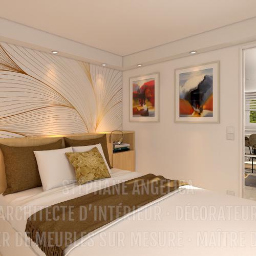 PROJET APPARTEMENT DE 65,70 M² · APRÈS : RÉNOVATION ET AGENCEMENT DE MEUBLES SUR MESURE