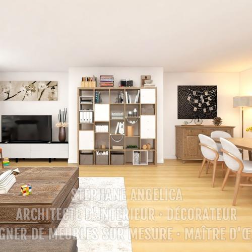 PIÈCE DÉCORÉE PAR LES PROPRIÉTAIRES : AVANT