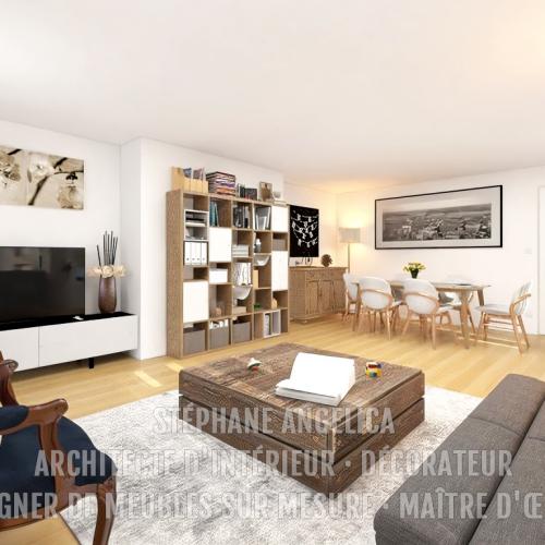 PIÈCE DÉCORÉE PAR LES PROPRIÉTAIRES : AVANT